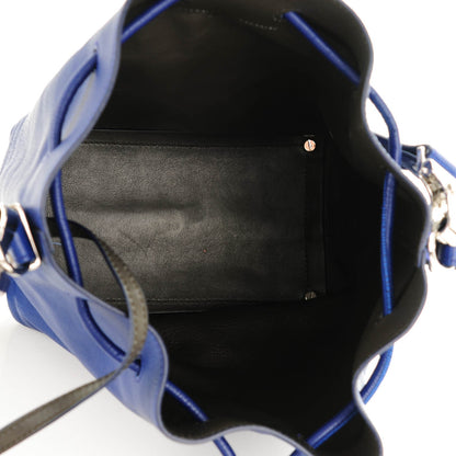 Proenza Schouler Calfskin Buffalo Medium Bucket Bag Blue 8 of 9