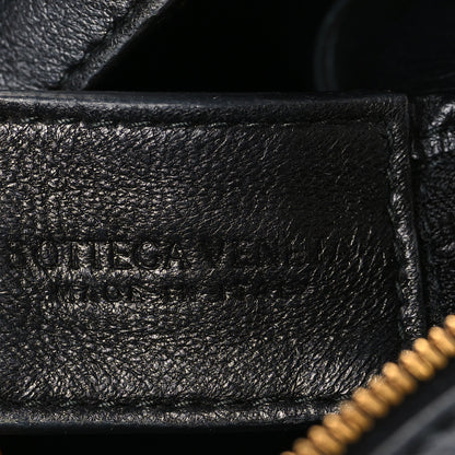 Bottega Veneta Lambskin Maxi Intrecciato Small Cassette Camera Bag Black 6 of 8