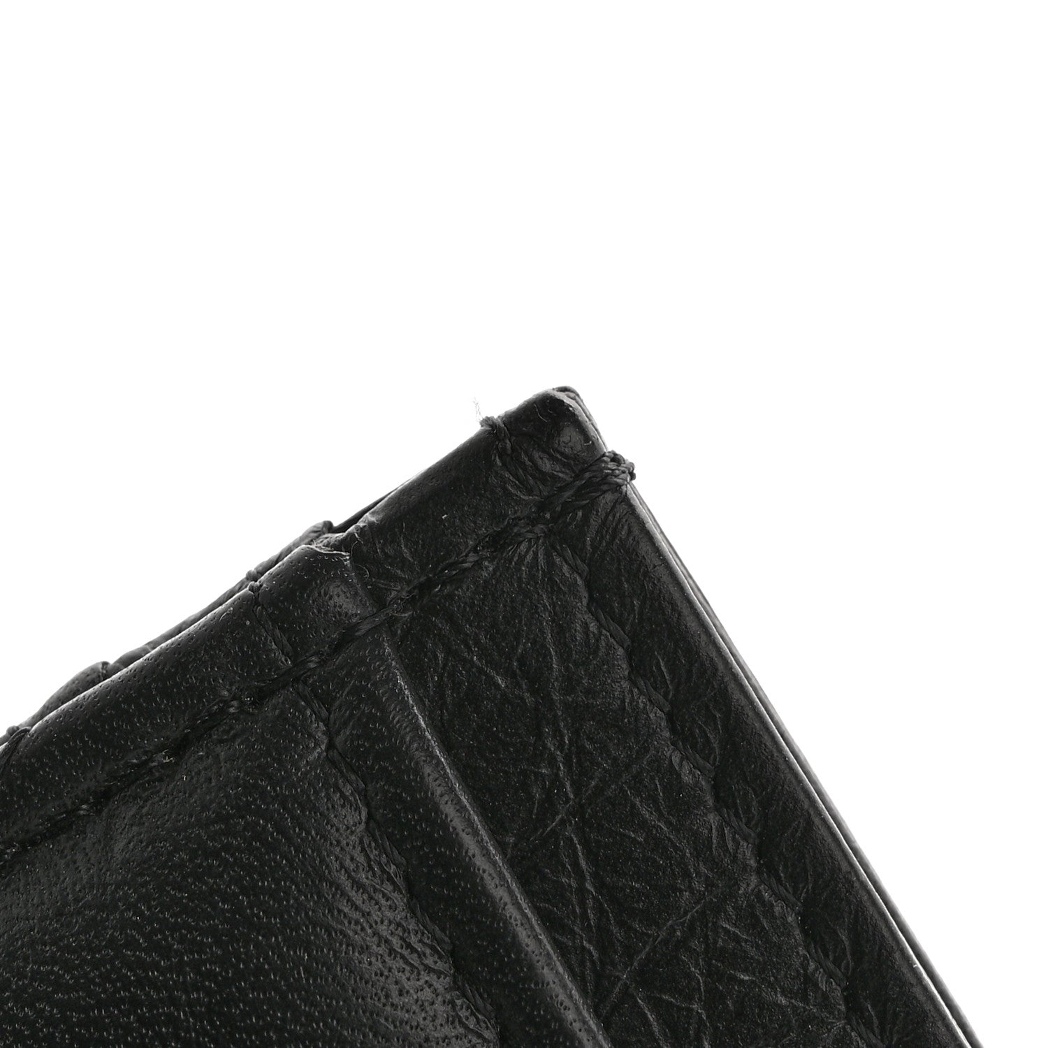 Chanel Aged Calfskin Quilted Reissue Card Holder So Black 9 of 10