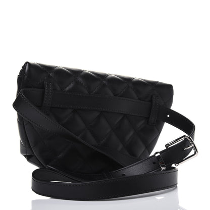 Chanel Calfskin Quilted Waist Belt Bag Black 3 of 11