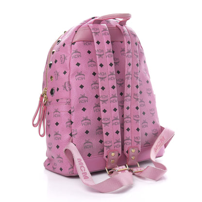 MCM Visetos Studded Medium Stark M Backpack Pink 2 of 11