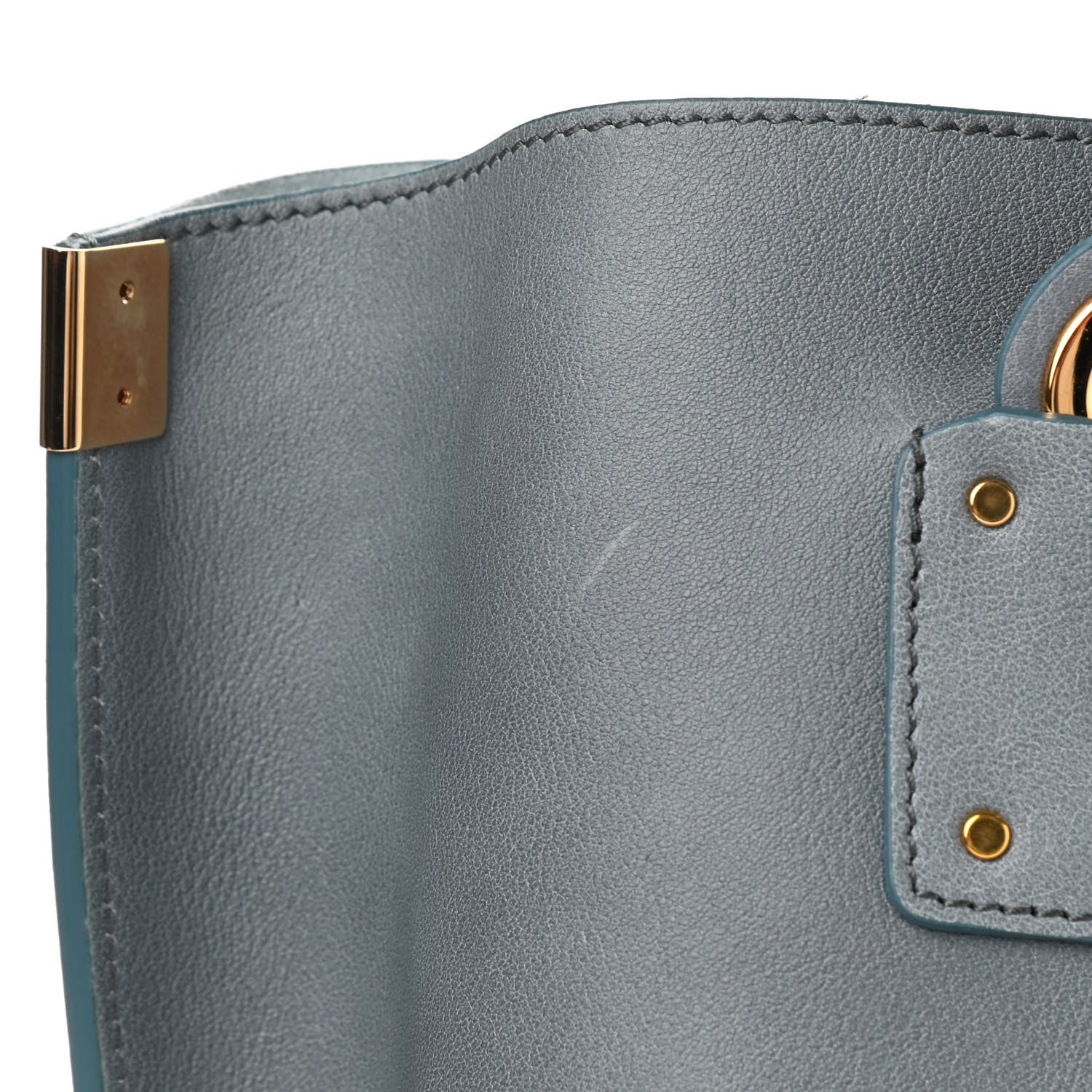 Chloe Smooth Calfskin Medium Vick Tote Cloudy Blue 11 of 15