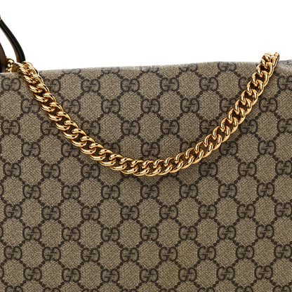 Gucci GG Supreme Monogram Large Linea A Hobo Light Brown 8 of 11