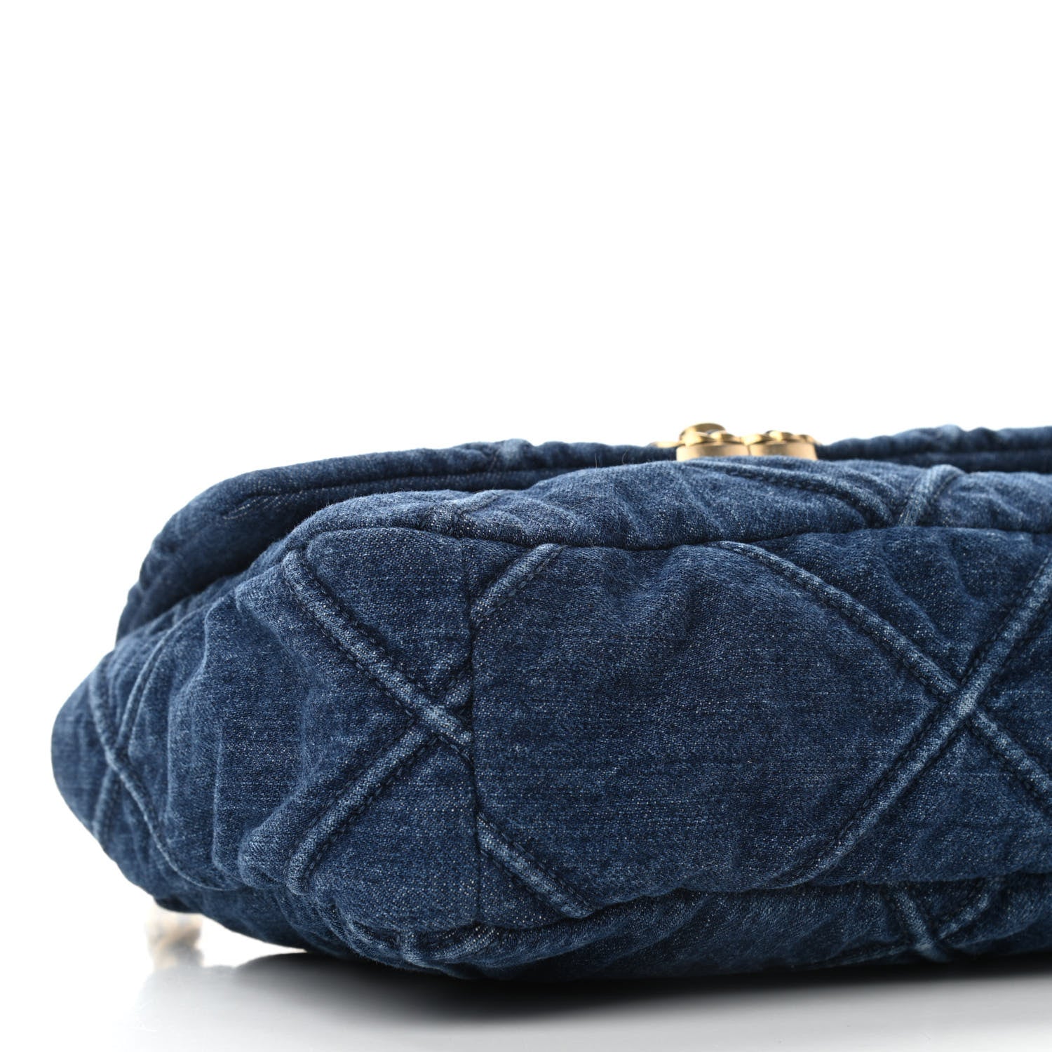Chanel Denim Quilted Medium Chanel 19 Flap Blue 8 of 10