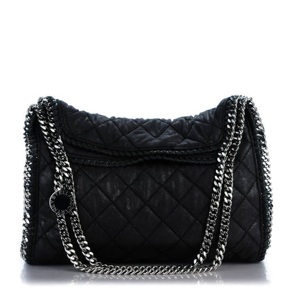 Stella McCartney Shaggy Deer Quilted Small Falabella Black 1 of 6