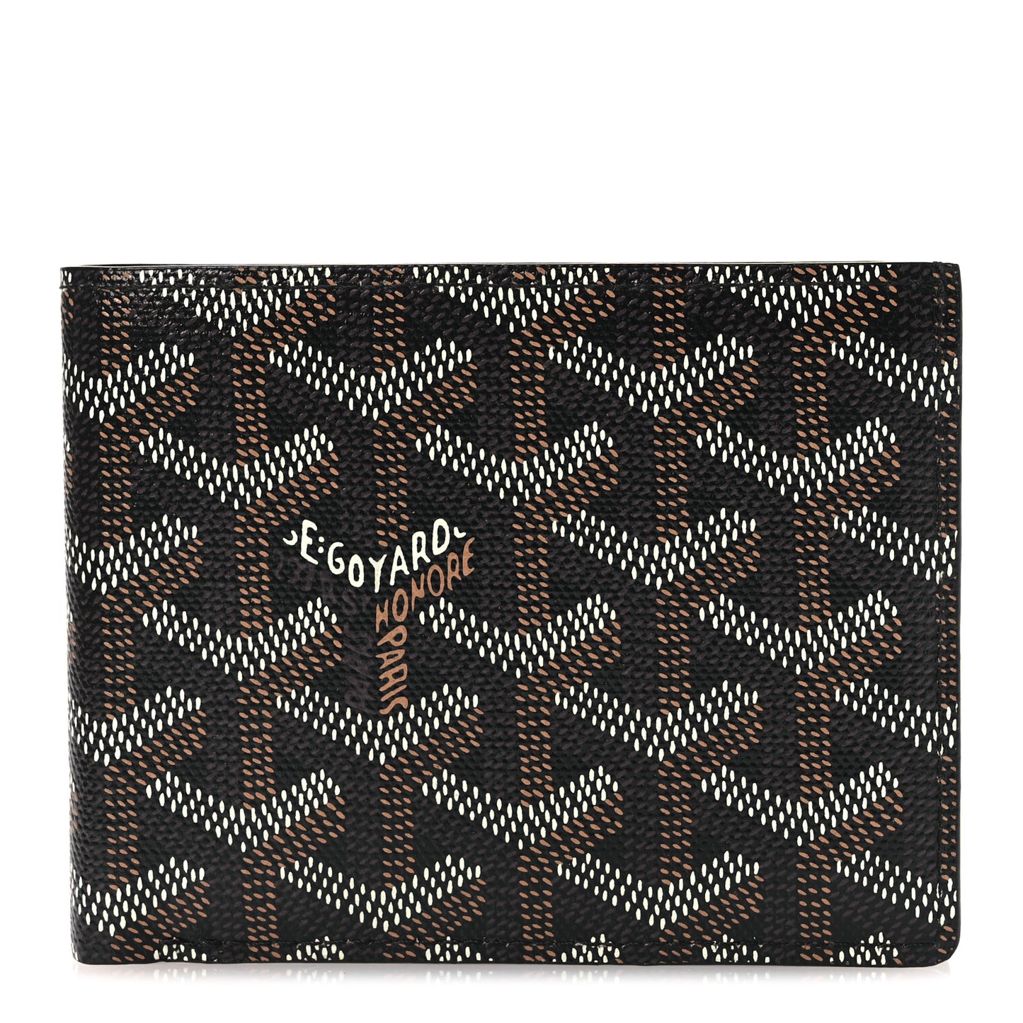 Goyardine Bi-Fold Victoire PM Wallet Black