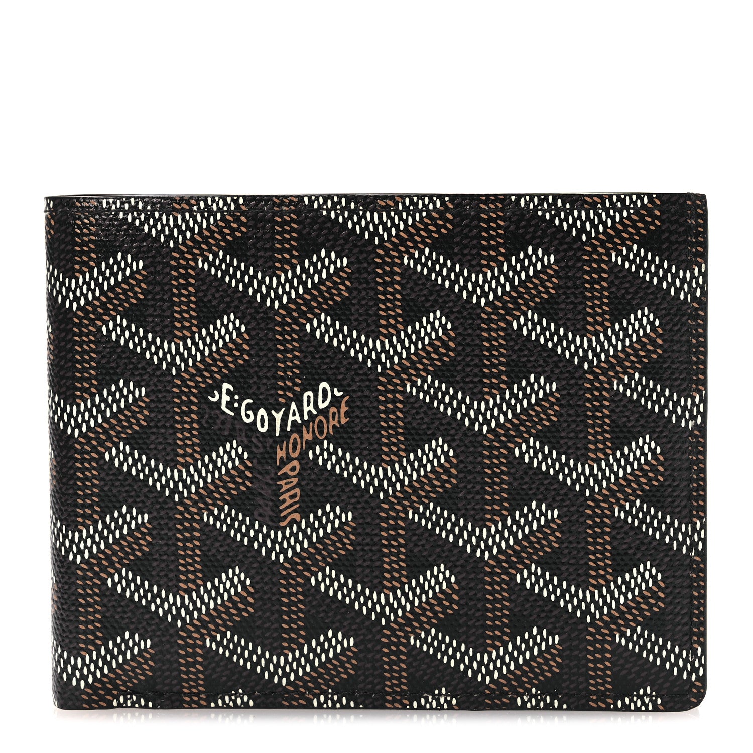Goyard Goyardine Bi-Fold Victoire PM Wallet Black 1 of 9