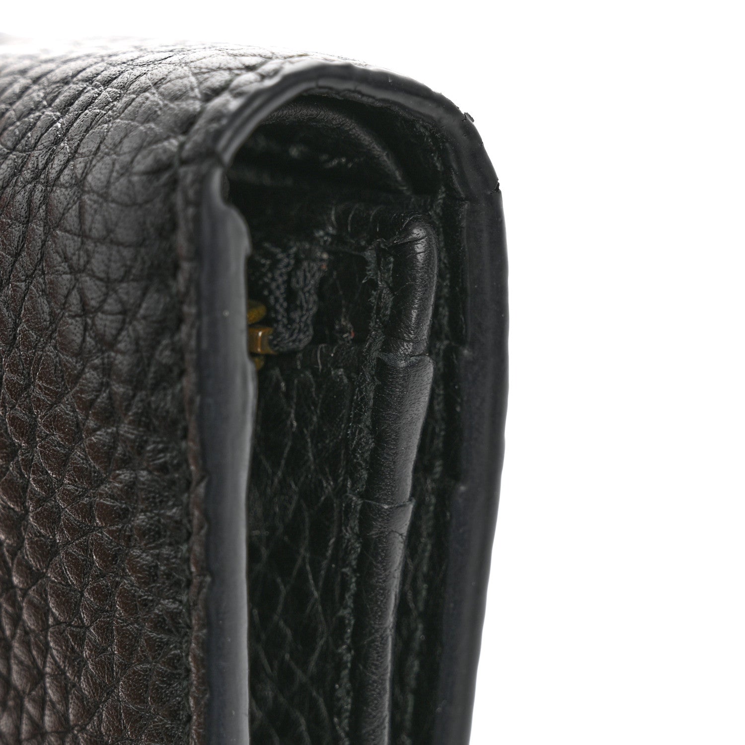Gucci Pebbled Calfskin Animalier Card Case Black 11 of 11