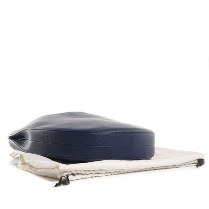 Celine Crisped Calfskin Large Hobo Ink Blue 4 of 8