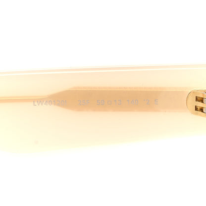 Loewe Acetate Wing Double Frame Sunglasses LW40120I Ivory 6 of 6