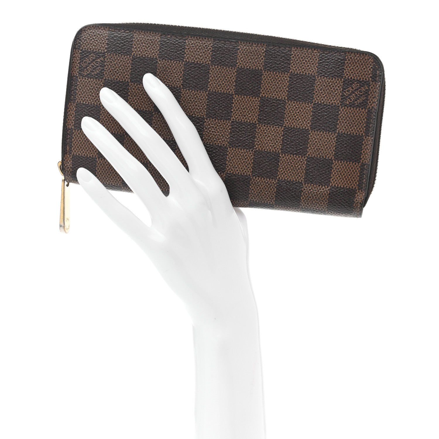 Louis Vuitton Damier Ebene Zippy Wallet 2 of 8