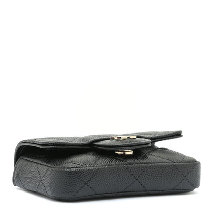 Chanel Caviar Quilted Mini Chain Belt Bag Black 3 of 10