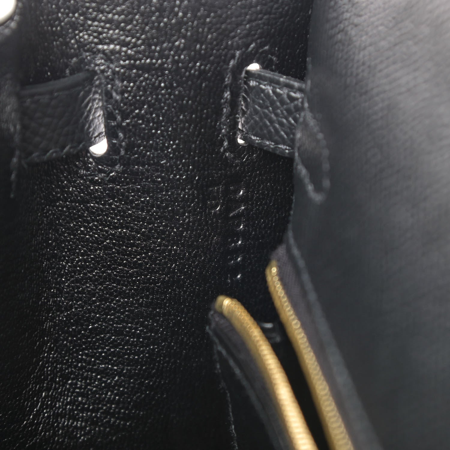 Hermes Epsom Kelly Sellier 25 Black 8 of 8