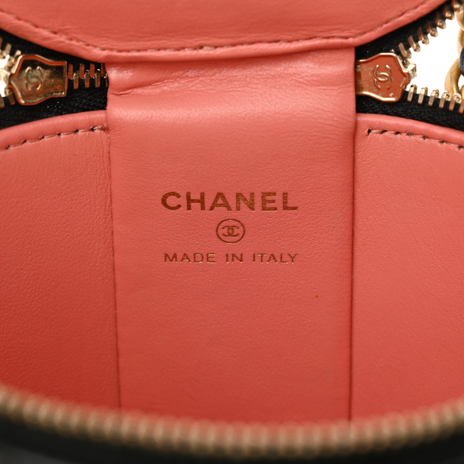 Chanel Patent Quilted Afternoon Tea Top Handle Vanity Case With Chain Black 6 of 12