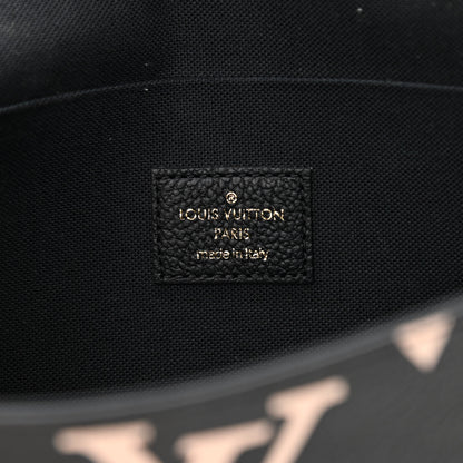Louis Vuitton Empreinte Monogram Giant Crafty Pochette Felicie Black Crème 9 of 11