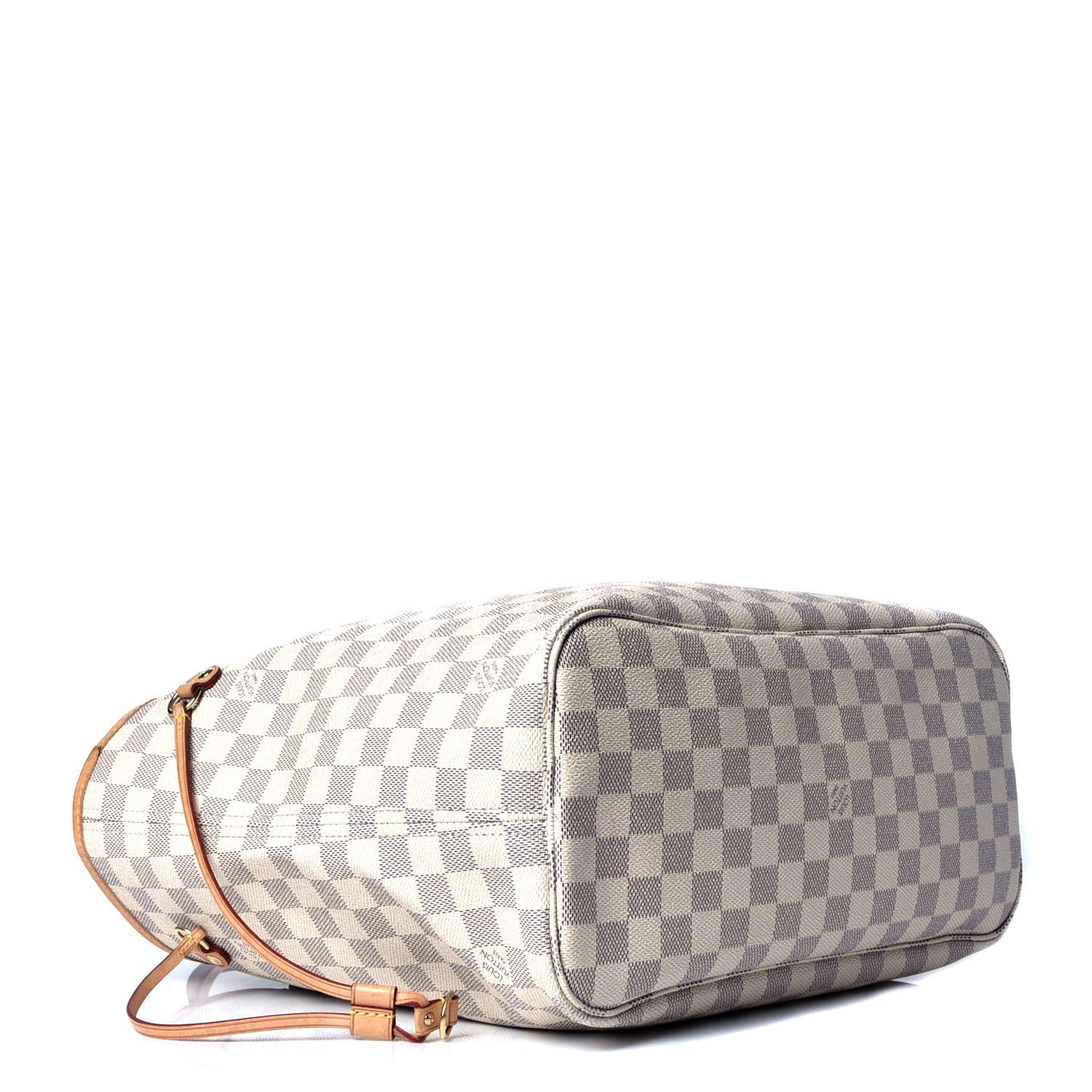 Damier Azur Neo Neverfull MM Rose Ballerine