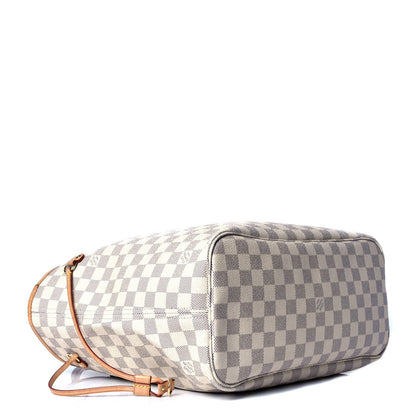 Louis Vuitton Damier Azur Neo Neverfull MM Rose Ballerine 3 of 4