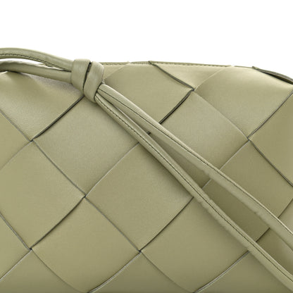 Bottega Veneta Lambskin Maxi Intreccio Small Cassette Camera Bag Travertine 7 of 9