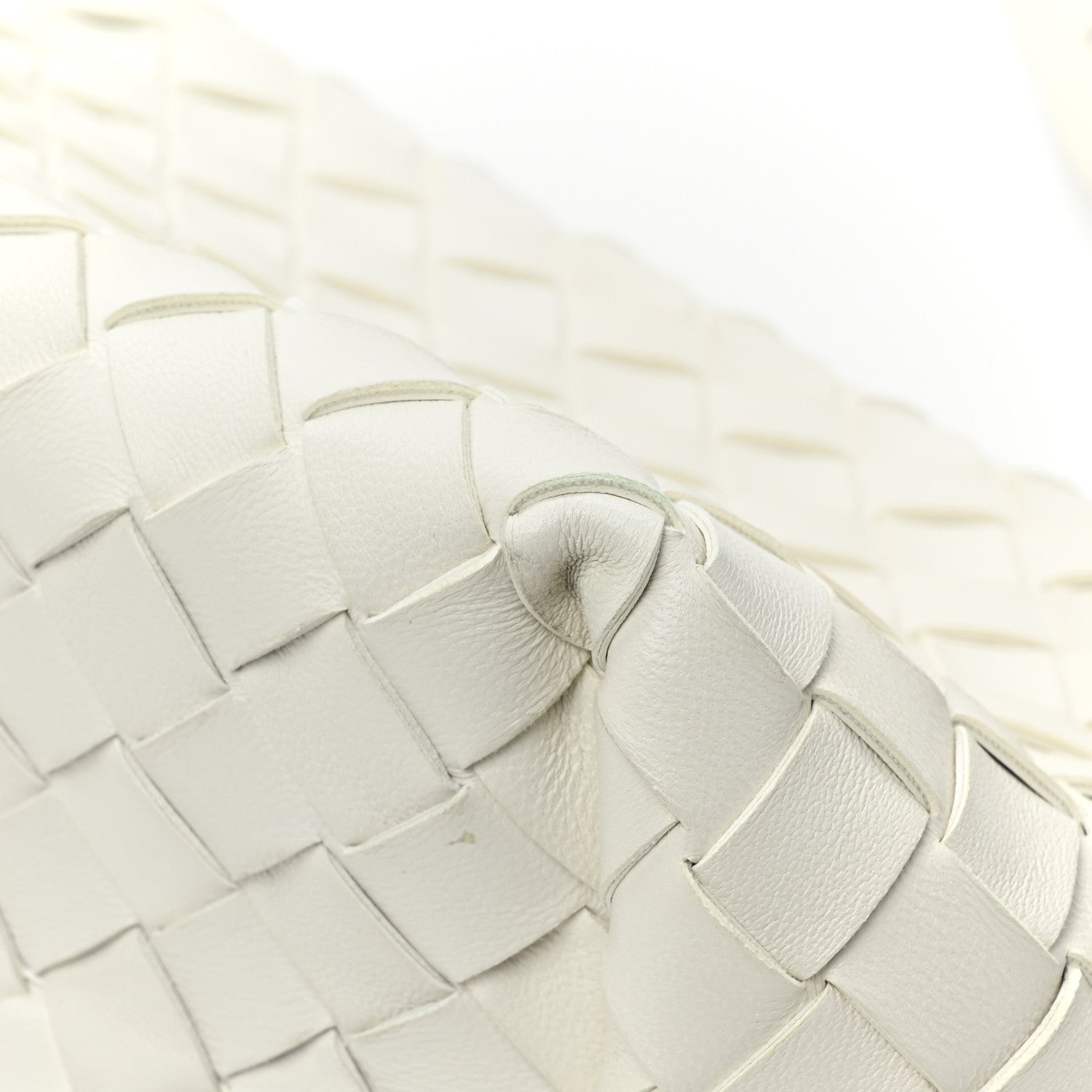 Bottega Veneta BOTTEGA VENETA Nappa Intrecciato Tie Shoulder Bag White 10 of 13