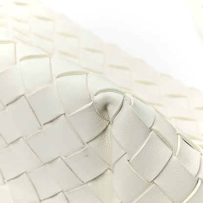 Bottega Veneta BOTTEGA VENETA Nappa Intrecciato Tie Shoulder Bag White 10 of 13