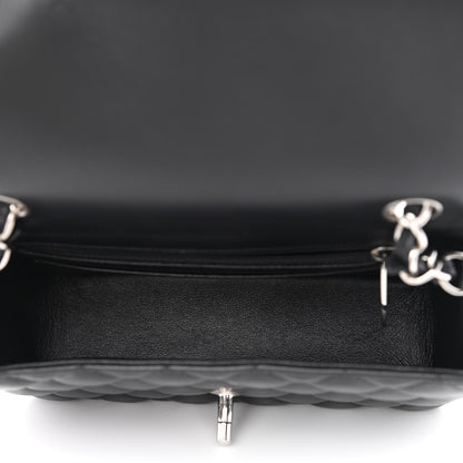 Chanel Lambskin Quilted Mini Rectangular Flap Black 5 of 11