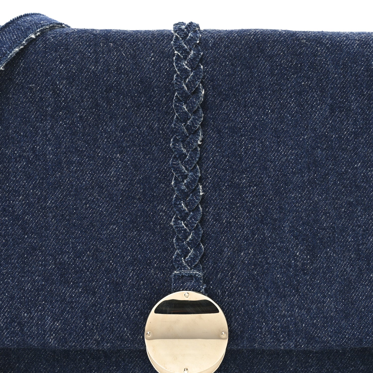 Chloe Denim Medium Penelope Shoulder Bag Blue 9 of 11