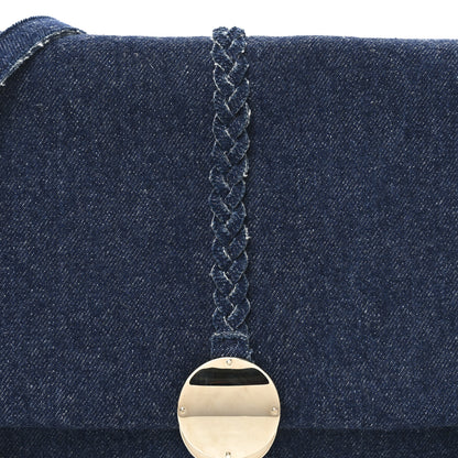 Chloe Denim Medium Penelope Shoulder Bag Blue 9 of 11