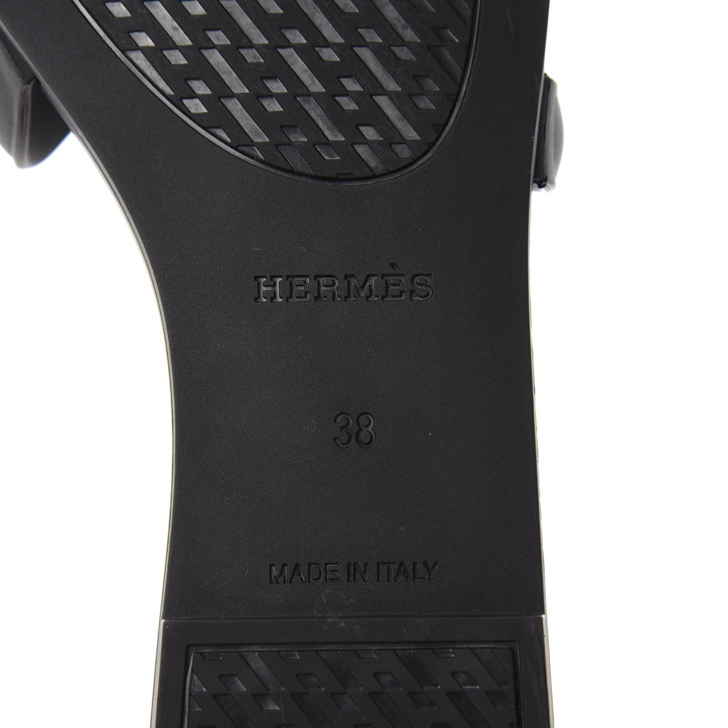 Rubber Aloha Sandals 38 Black