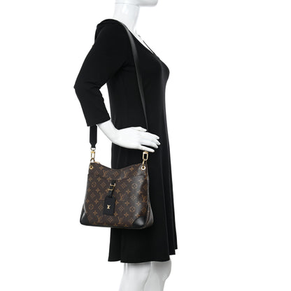 Louis Vuitton Monogram Odeon PM Black 2 of 13