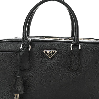 Prada Saffiano Lux Petite Bowler Black 7 of 10