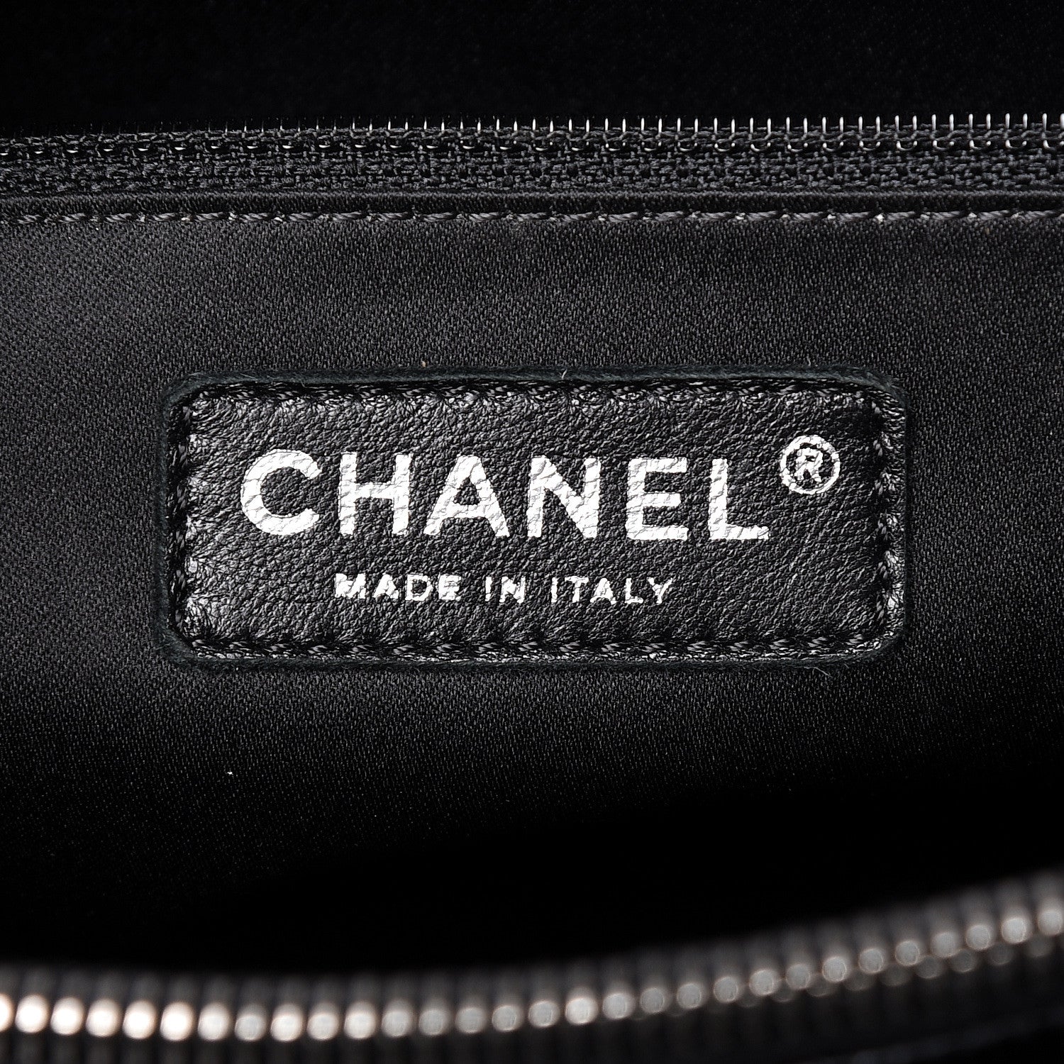 Chanel Caviar Quilted XL Grand Shopping Tote GST Black 8 of 9