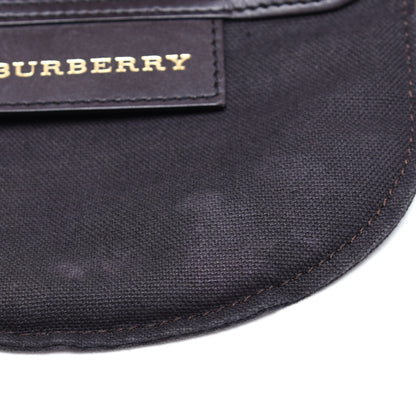 Burberry Haymarket Check Small Chester Bowling Bag Chocolate 14 of 14
