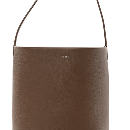 The Row Grained Calfskin Medium N/S Park Tote Dark Olive 8 of 10
