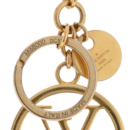 Louis Vuitton LV Circle Bag Charm Key Holder Gold 2 of 3