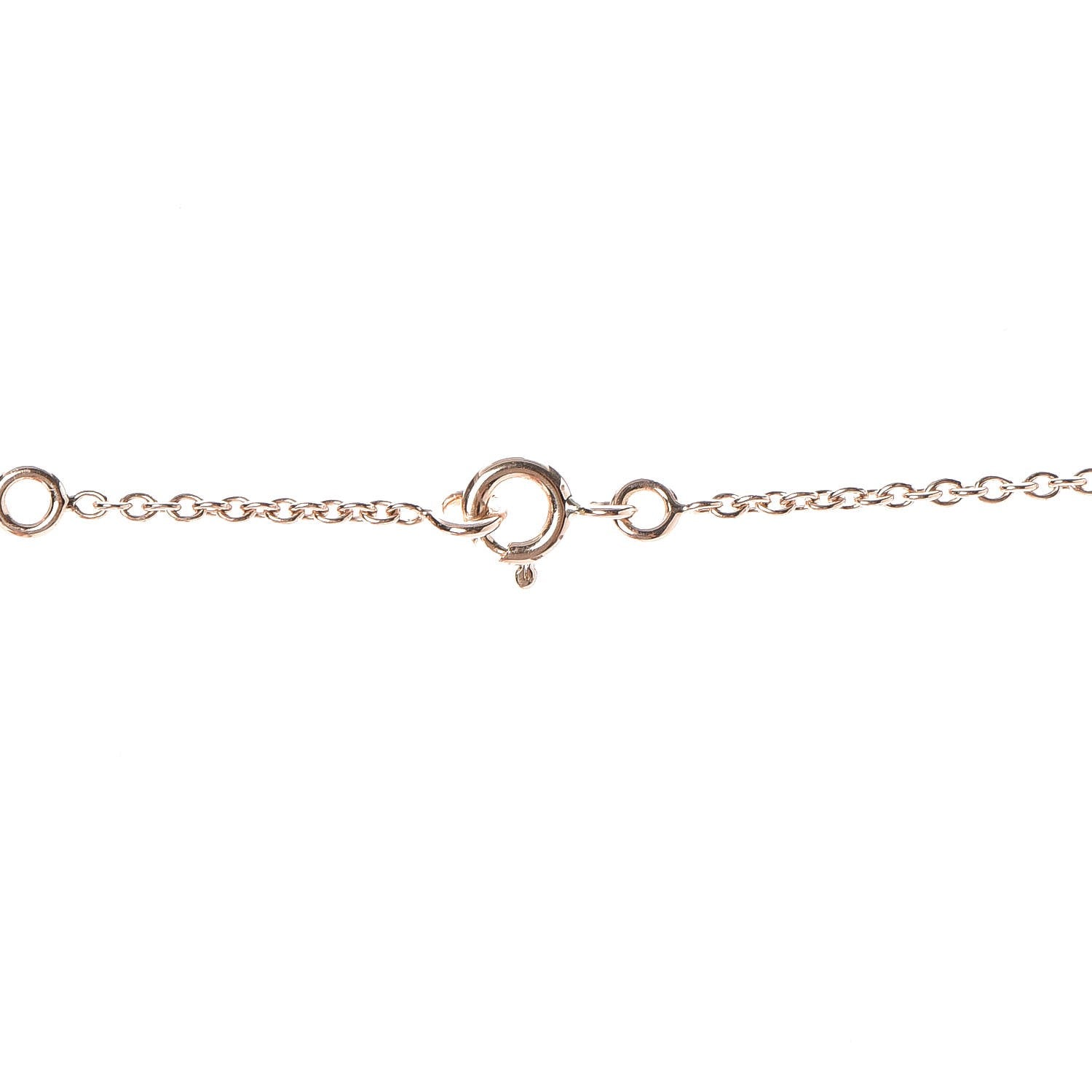 Hermes 18K Rose Gold Diamond Constance Amulette Pendant Necklace 4 of 6