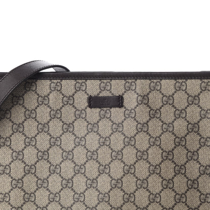 Gucci GG Plus Monogram Medium Flat Messenger Bag Dark Brown 13 of 13