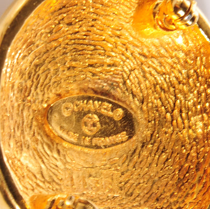 Chanel CC Sunburst Brooch Gold 5 of 5