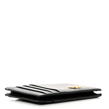 Gucci Dollar Calfskin GG Marmont Coin Case Card Holder Black 4 of 8