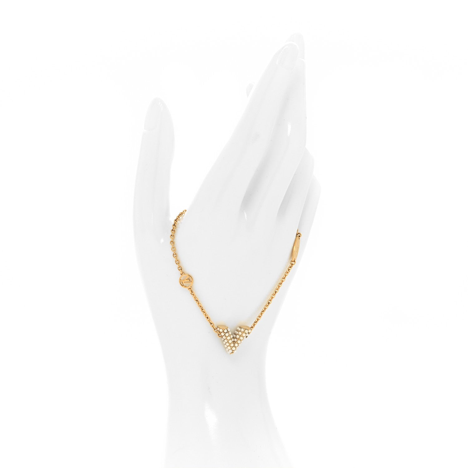 Louis Vuitton Essential V Perle Bracelet Gold 2 of 6