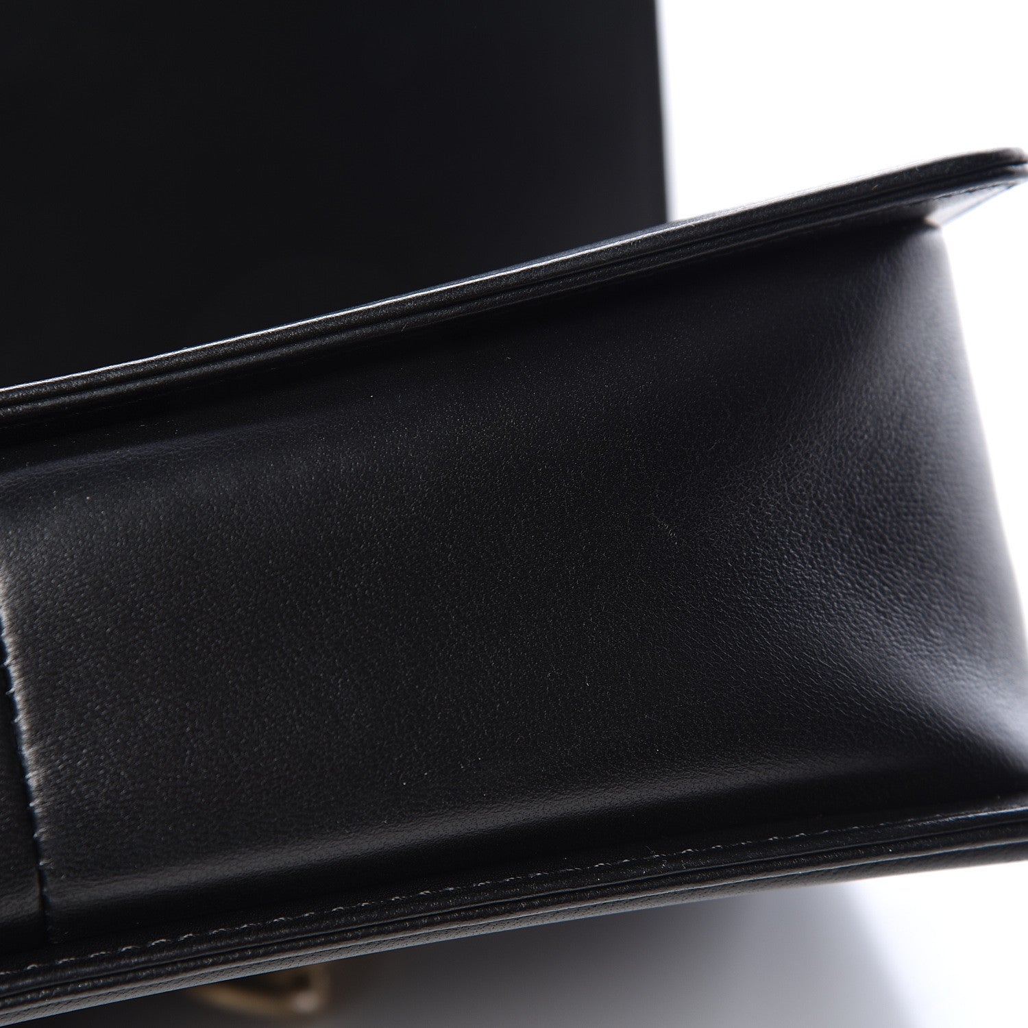 Chanel Lambskin Quilted Medium Boy Flap Black 15 of 18