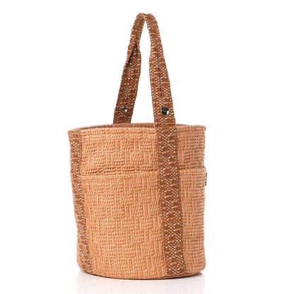 Hermes Straw Saxo Tote 3 of 9