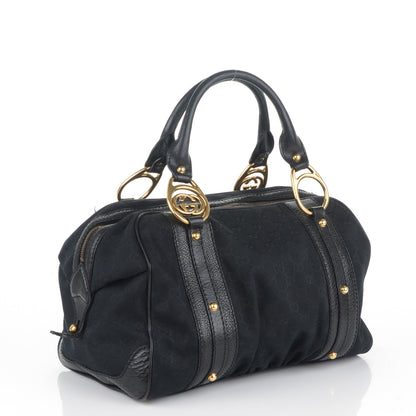 Gucci Monogram Medium Interlocking Boston Black 3 of 7