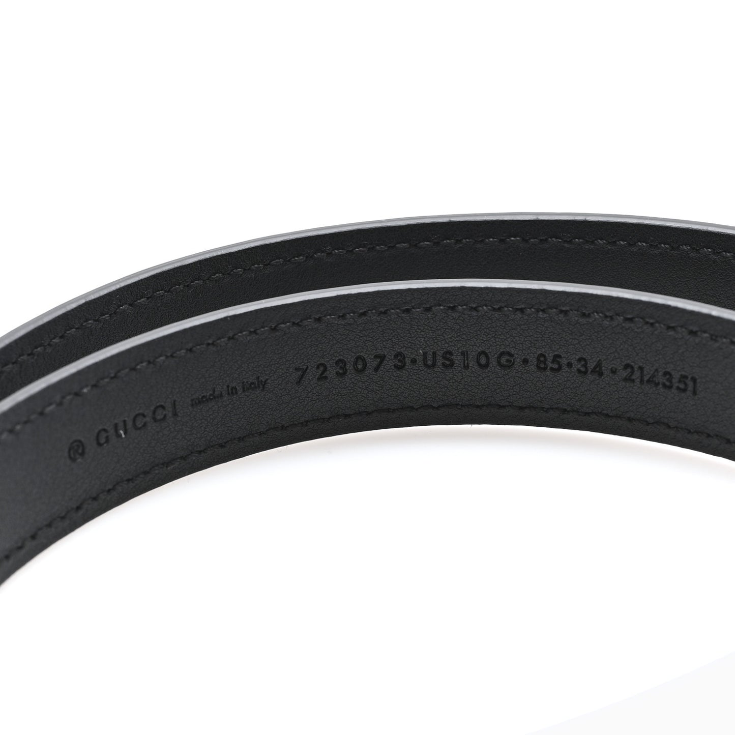 Ciny Lux Calfskin Blondie 30mm Belt 85 34 Black