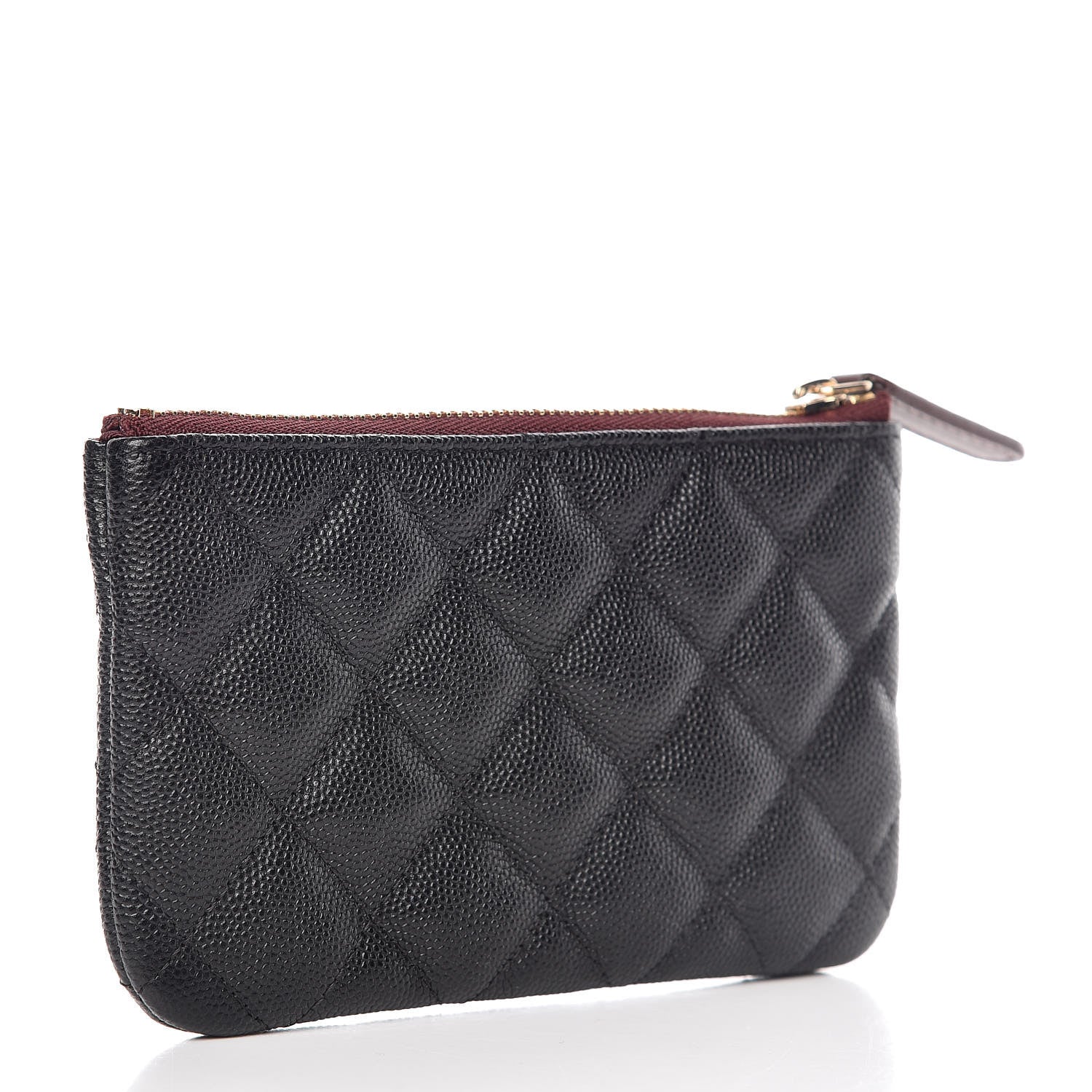 Chanel Caviar Quilted Small Cosmetic Case Black 3 of 8