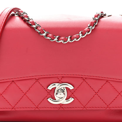 Chanel Calfskin Mini Tramezzo Flap Red 8 of 11