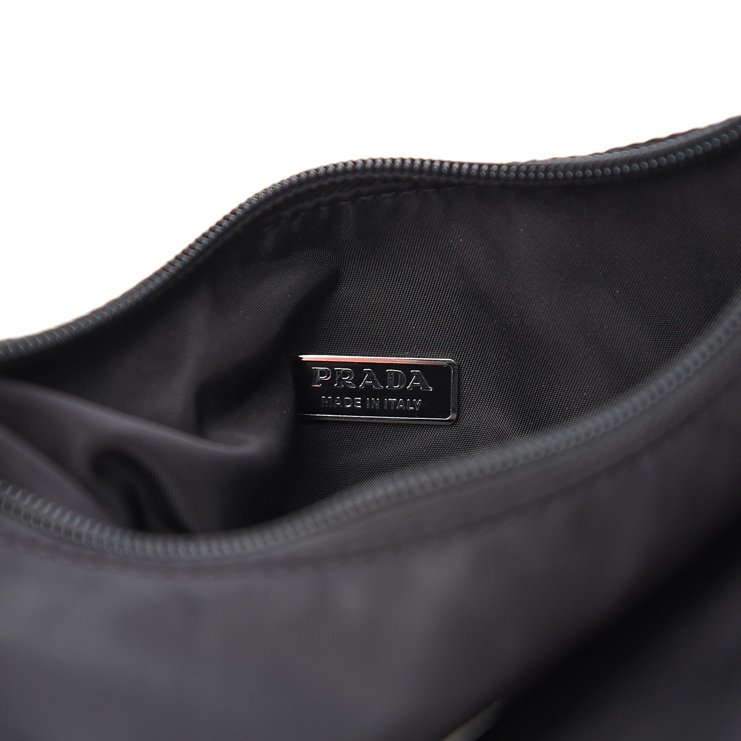 Prada Tessuto Nylon Hobo Black 5 of 8