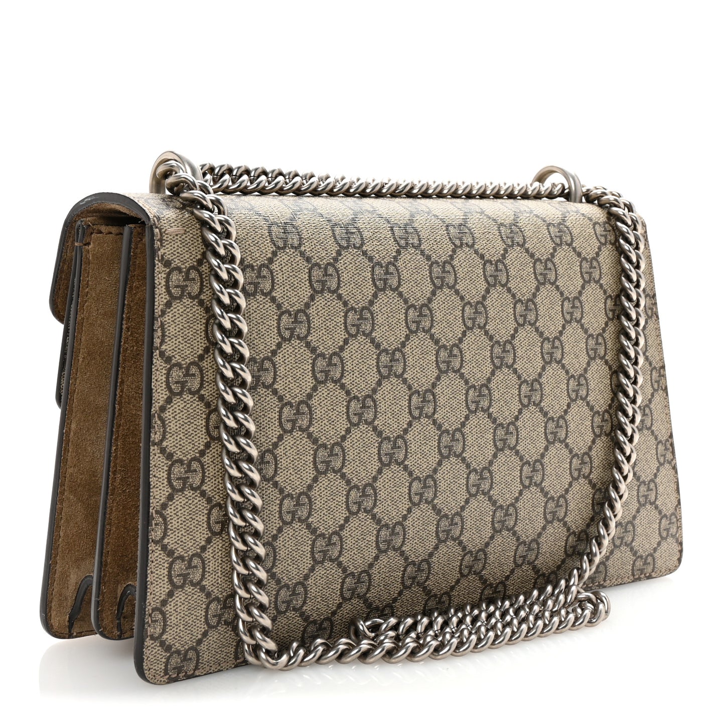 GG Supreme Monogram Small Dionysus Shoulder Bag Taupe