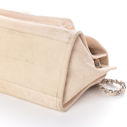 Chanel Calfskin Quilted Flap Shoulder Bag Light Beige 11 of 11