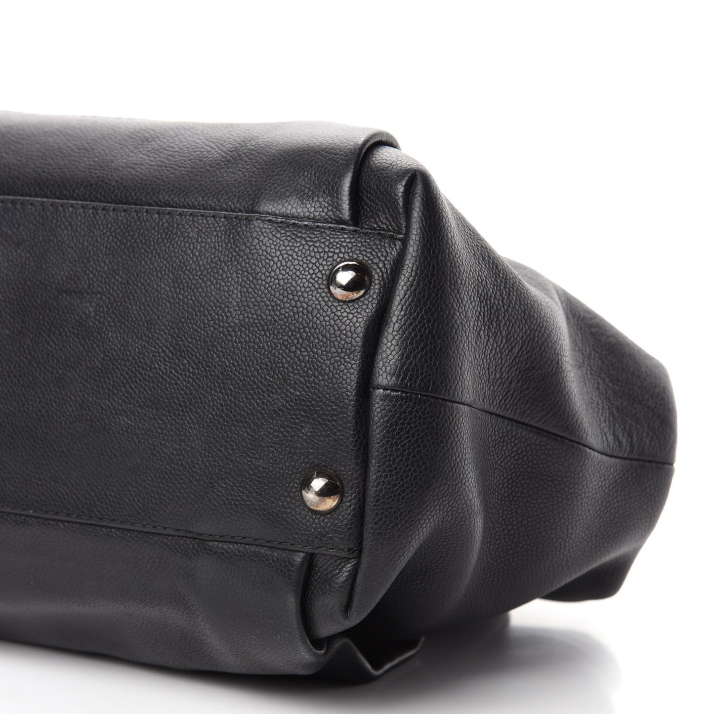 Caviar Large CC Tuck Tote Black