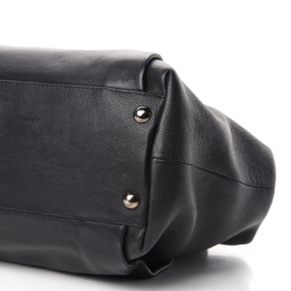 Chanel Caviar Large CC Tuck Tote Black 7 of 10